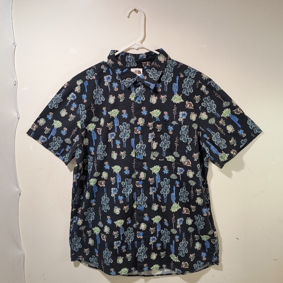 The North Face Men's Large Black Button Down Shirt - Picture 1 of 12